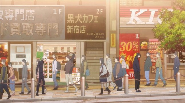 In Front of KFC